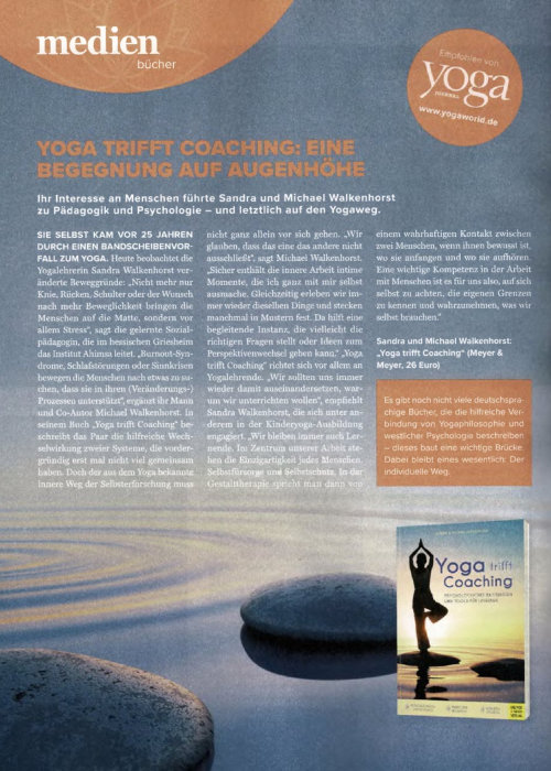 Yoga Journal die Zeitschrift der Yoga World.